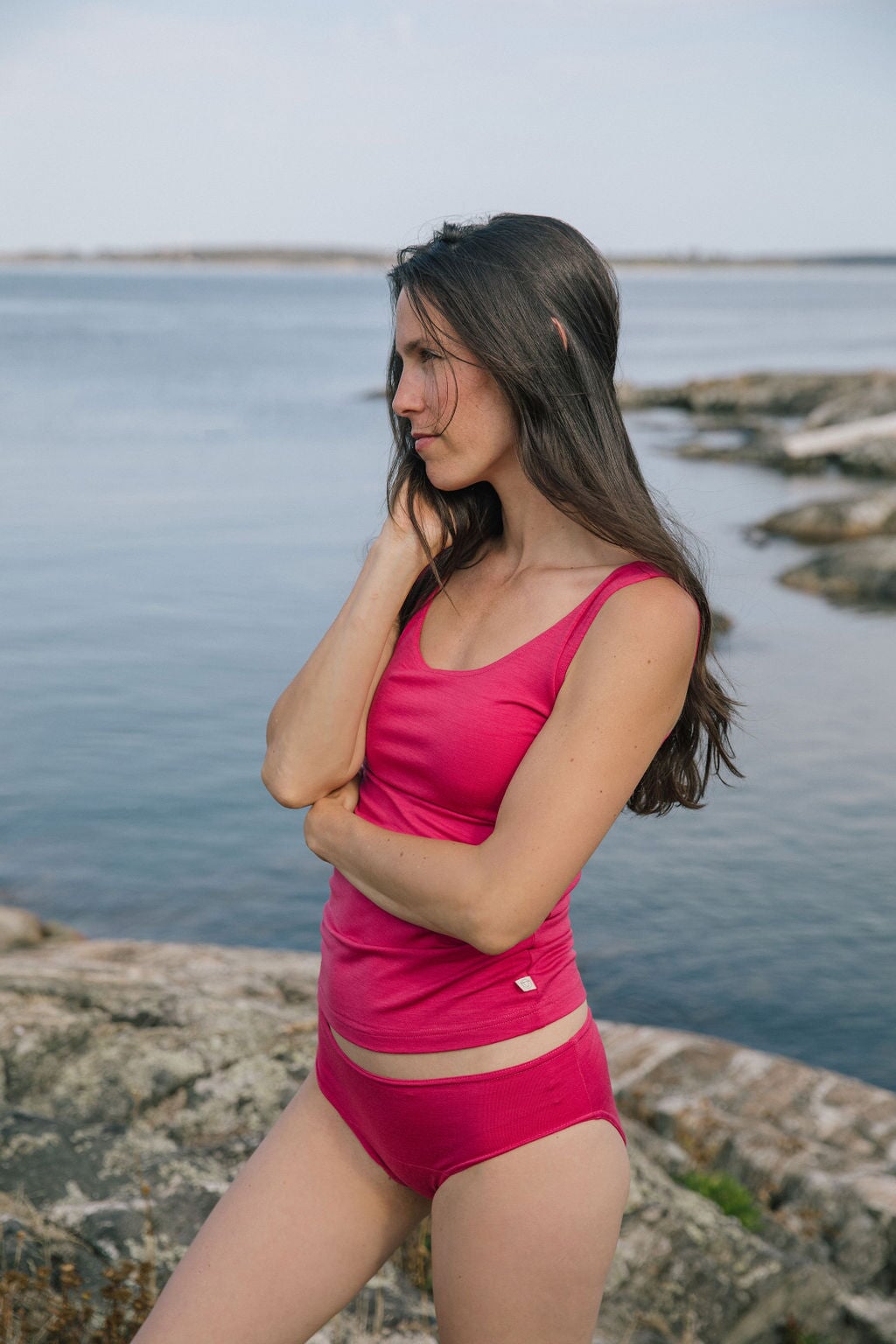 Long Crop | Stela is wearing size XSmall