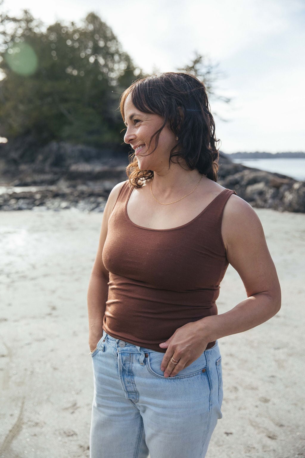 Long Crop | Lisa is wearing size Small