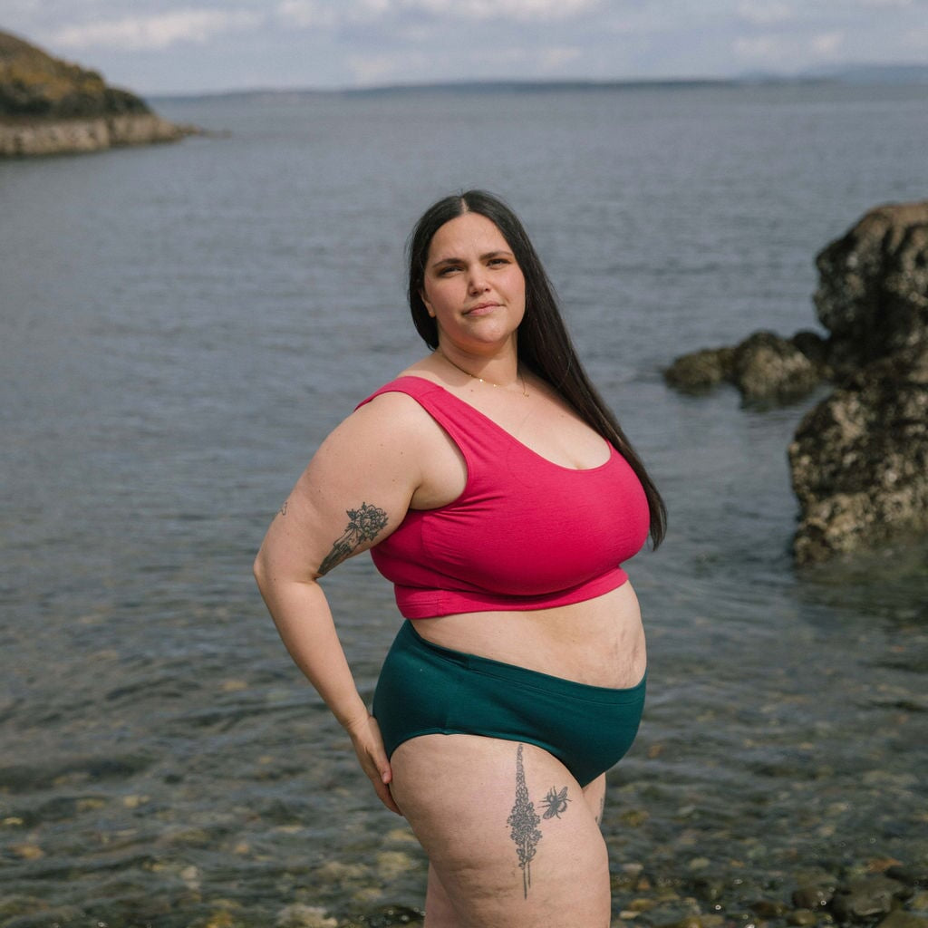 Swim Bottoms | Sybil is wearing size 3XLarge, height is 5.6"