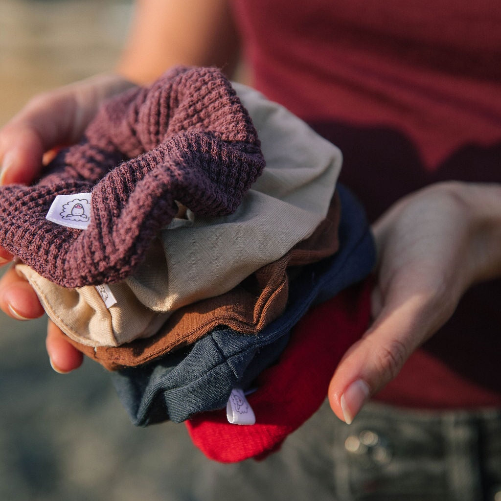 Zero-Waste Scrunchies
