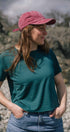 Boxy T-Shirt | Katrina is wearing size Medium, height 5.9"