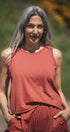 Boxy Tank | Lhasa is wearing size Small, height 5.6"