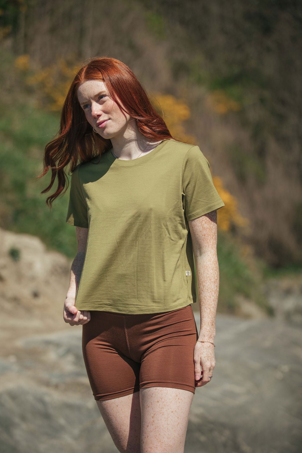 Boxy T-Shirt | Oivia  is wearing size XSmall, height 5.7"