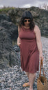 Dress | Norah is wearing size Medium, height 5.6"