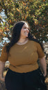 Fitted T | Sybil is wearing size 3XL, height 5.6"