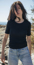 Fitted T | Stela is wearing size XSmall, height 5.7"