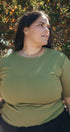 Fitted T | Sybil is wearing size 3XL, height 5.6"