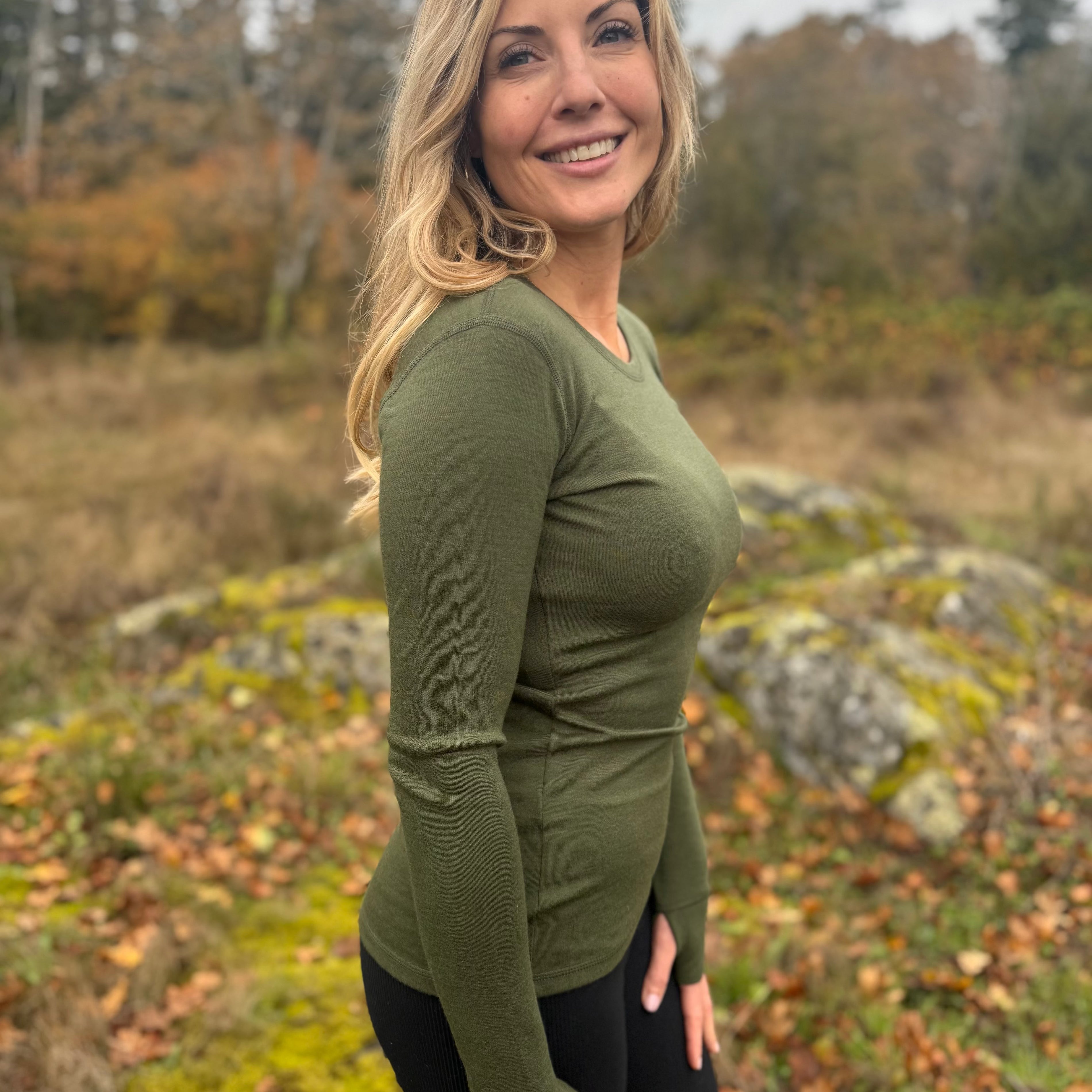 Interlock Top | Model is wearing size Small, height 5.8"