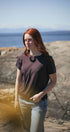 Long Boxy T-Shirt| Olivia is wearing size XSmall,  height 5.7"