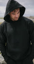 Merino Hoodie | Model is wearing size XLarge