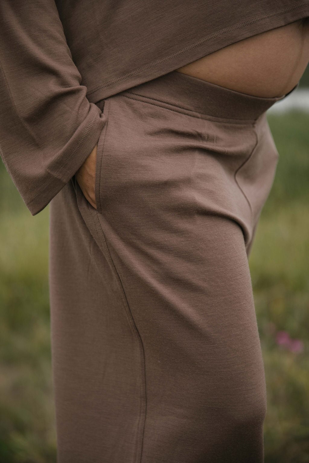 Merino Interlock Flowy Pants