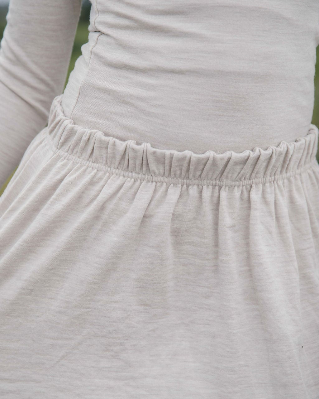 Merino Interlock Maxi Skirt