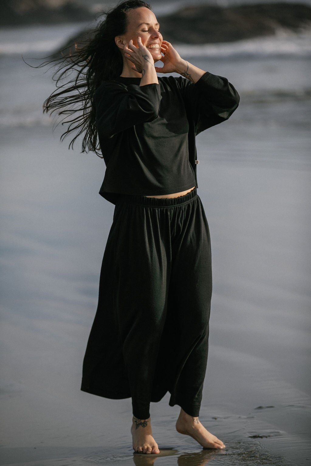 Maxi Skirt | Model is wearing size Small, height 5.5"