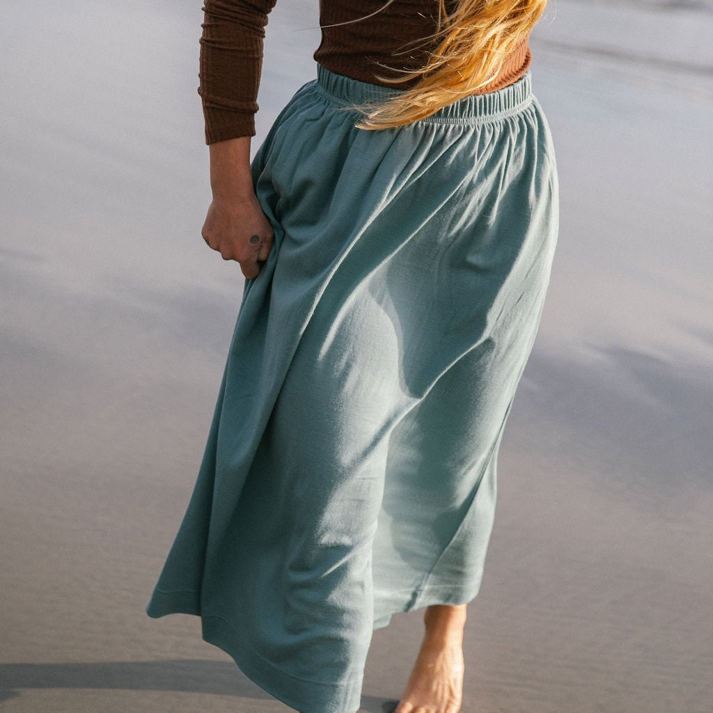 Maxi Skirt | Model is wearing size Small, height 5.5"