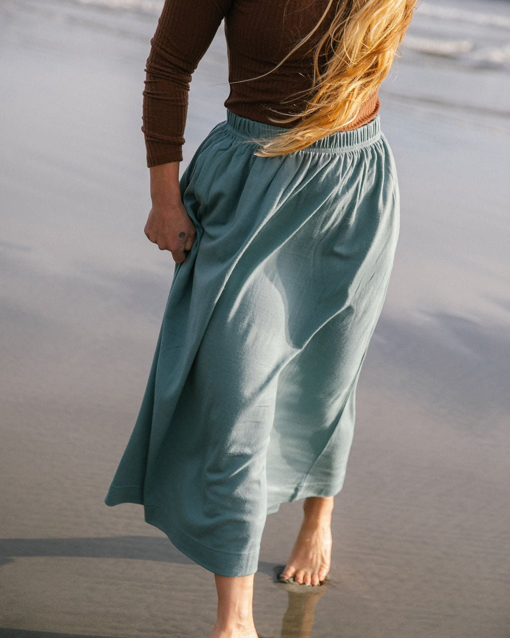 Maxi Skirt | Model is wearing size Small, height 5.5"