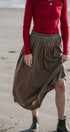 Maxi Skirt | Model is wearing size Small, height 5.7"