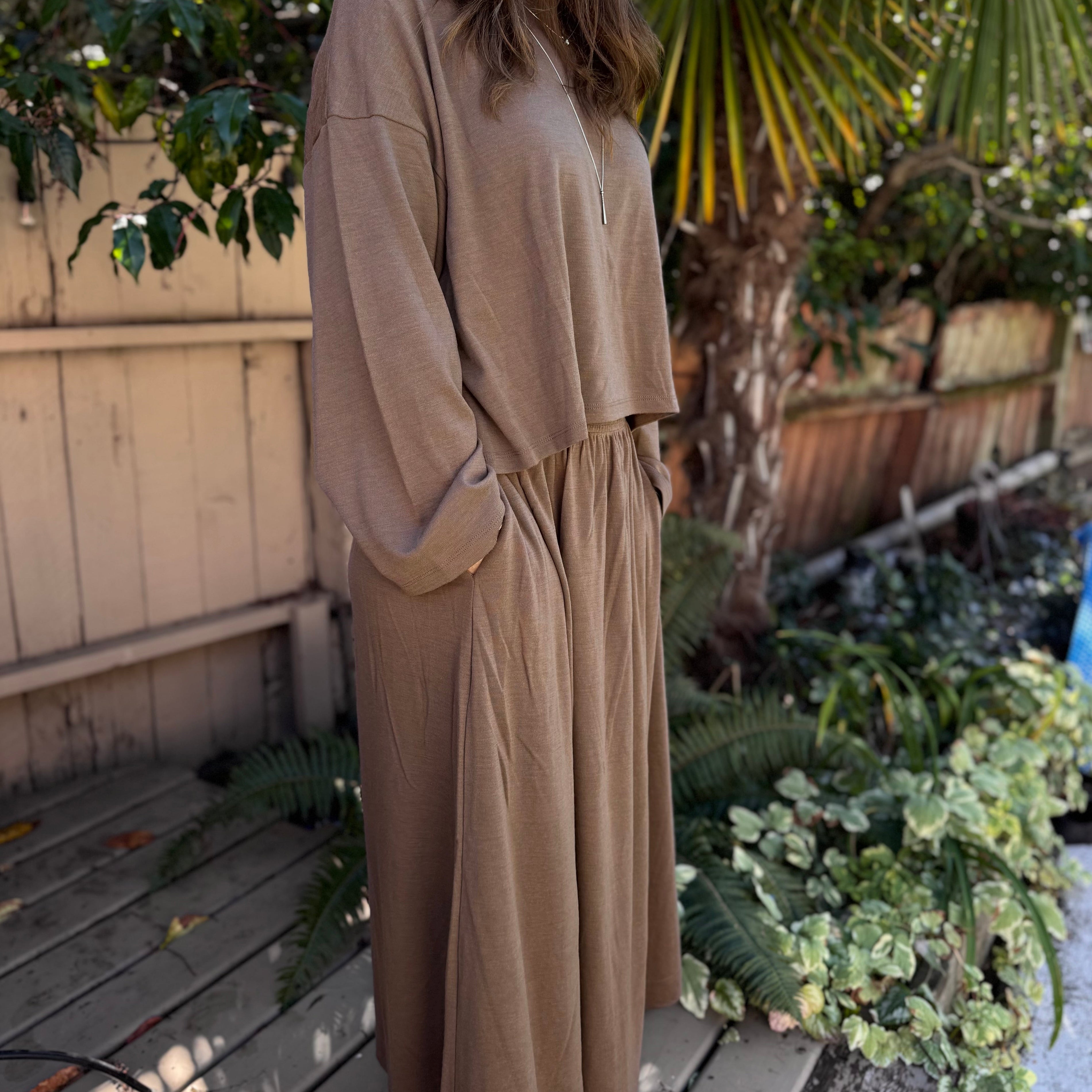 Merino Interlock Maxi Skirt