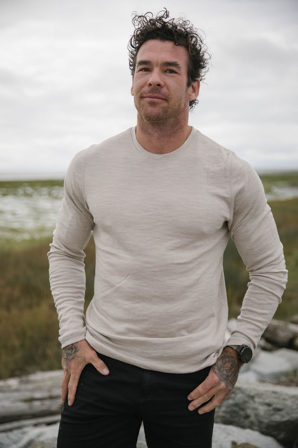 Merino Interlock Men's Fit Thermal Top