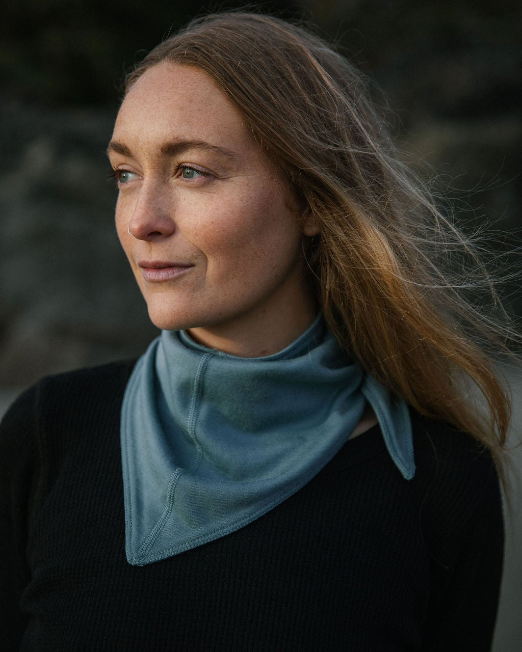 Merino Interlock Neck Tie