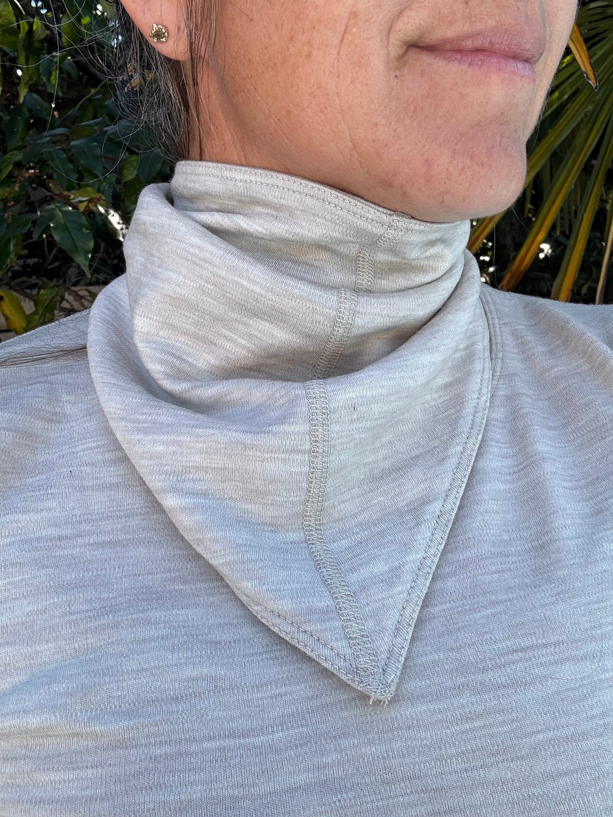 Merino Interlock Neck Tie