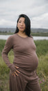 Merino Thermal Top | Model wearing size Large, 8mths pregnant