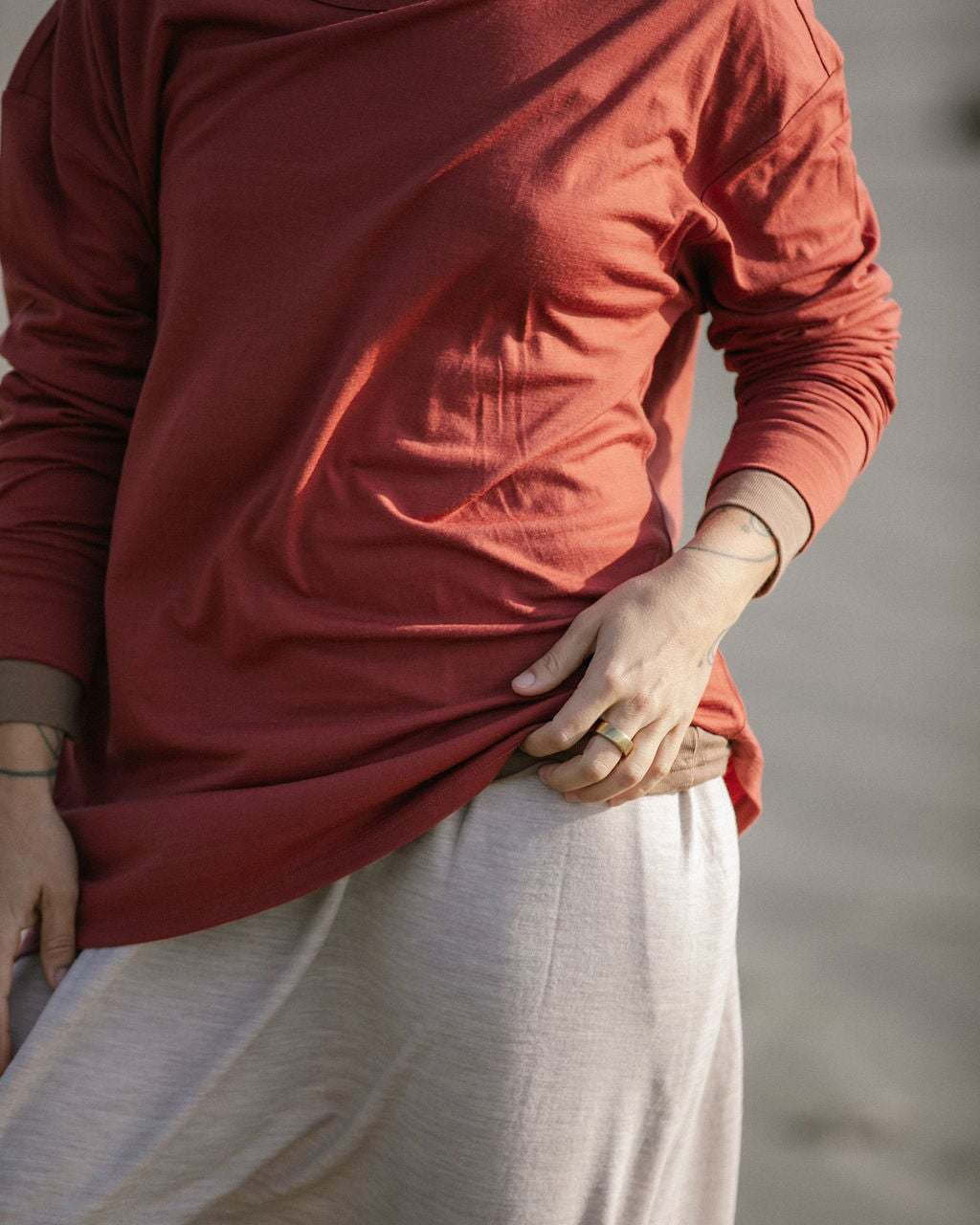 Merino Oversized Long Sleeve