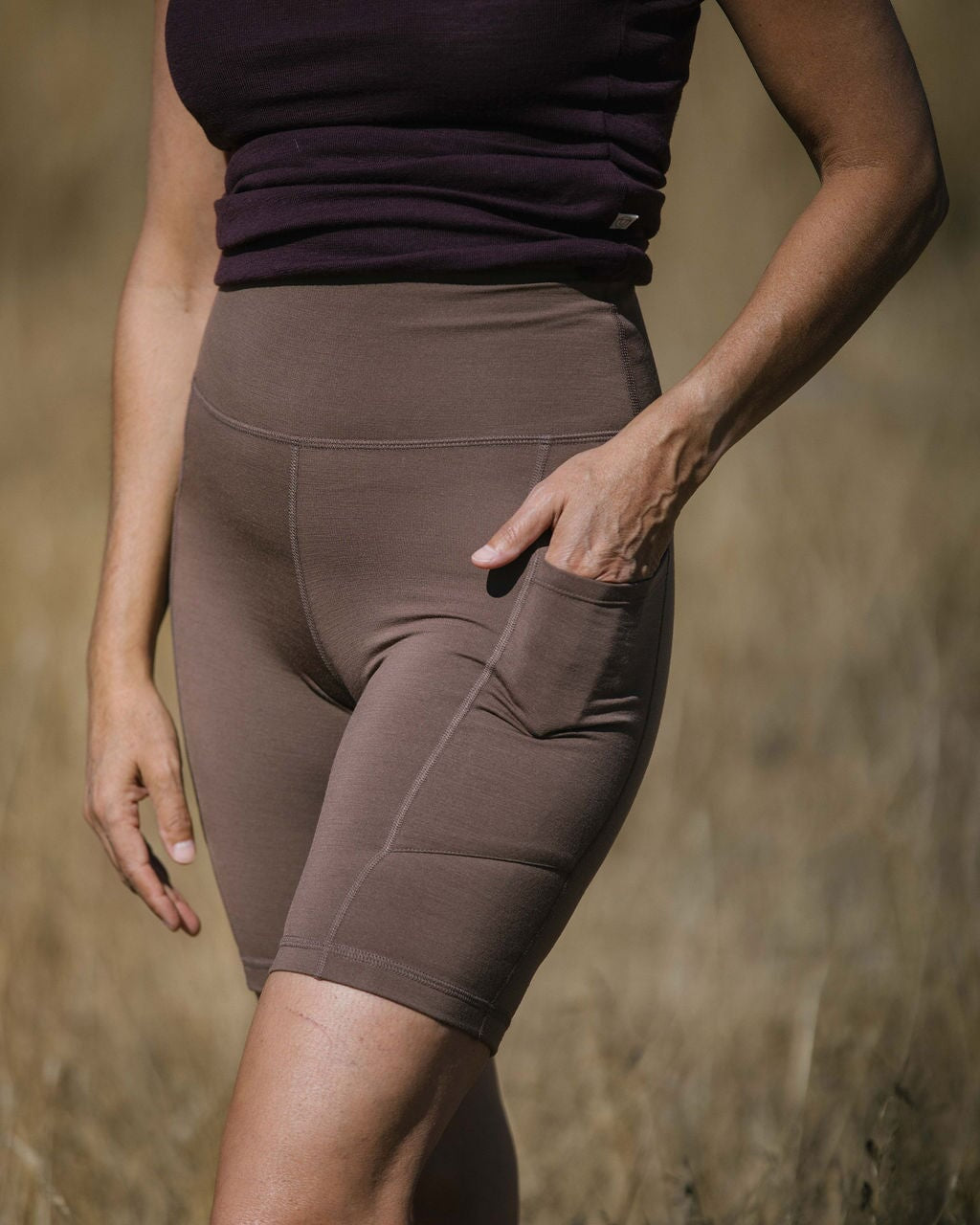 Merino Pocket Bike Shorts