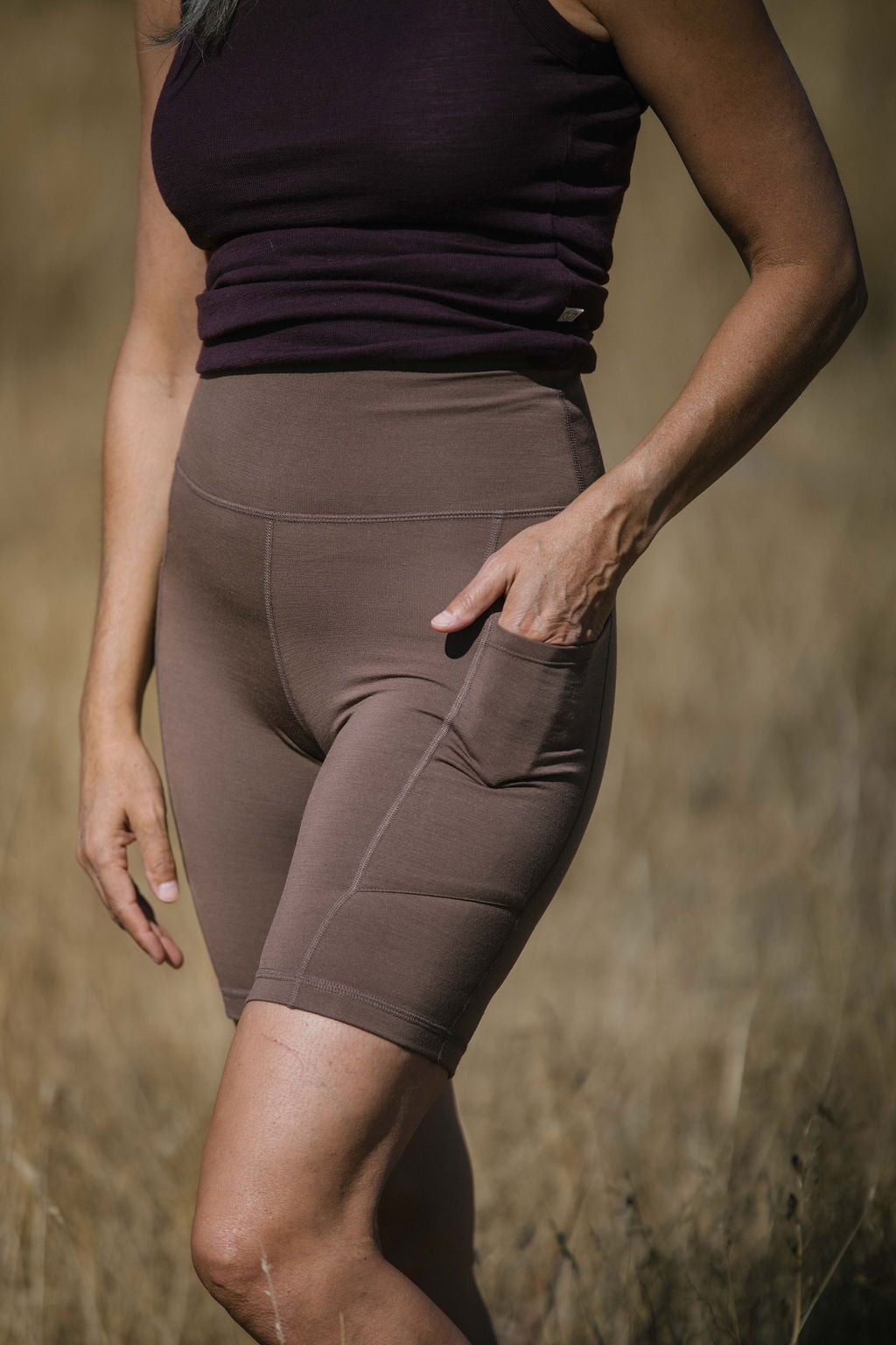 Merino Pocket Bike Shorts