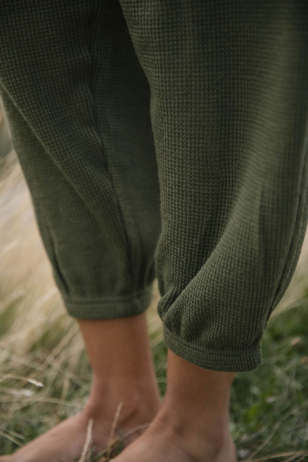 Merino Waffle Balloon Pants