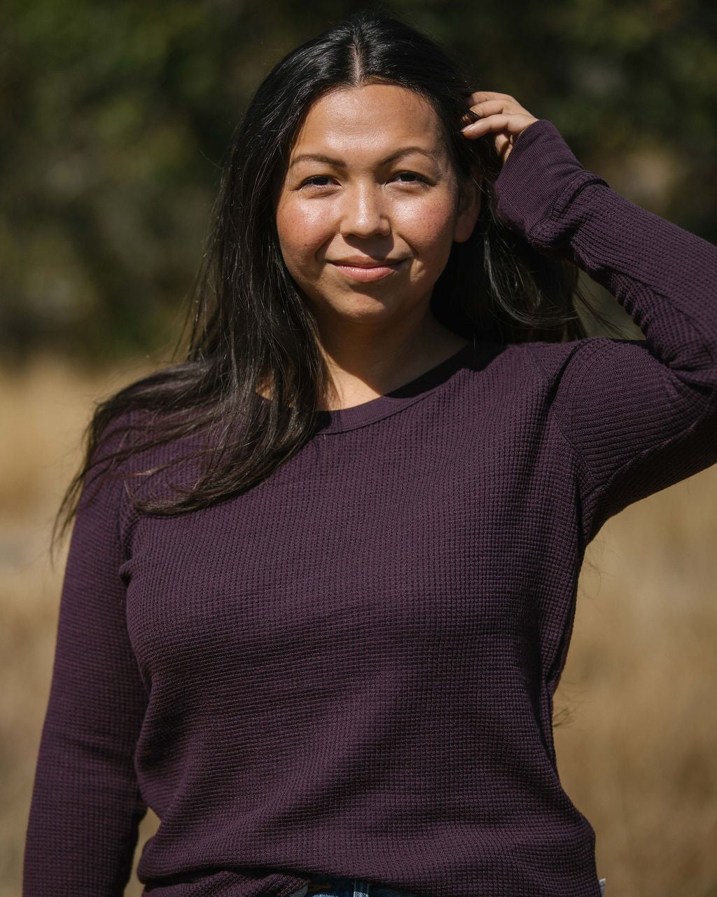 Merino Waffle Top