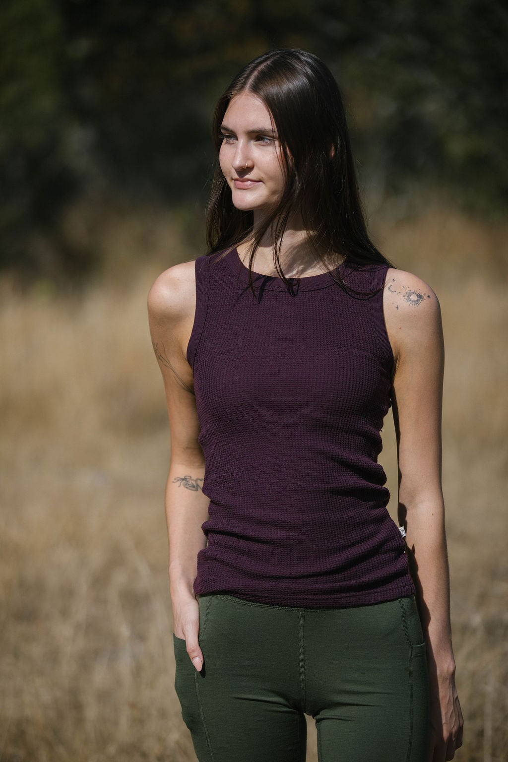 Merino Waffle Undershirt/Tank