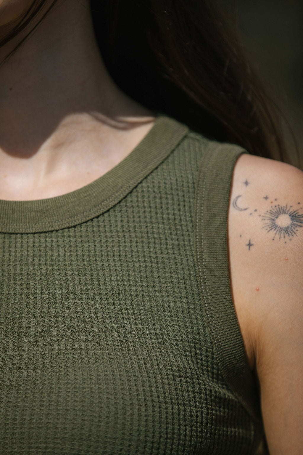 Merino Waffle Undershirt/Tank