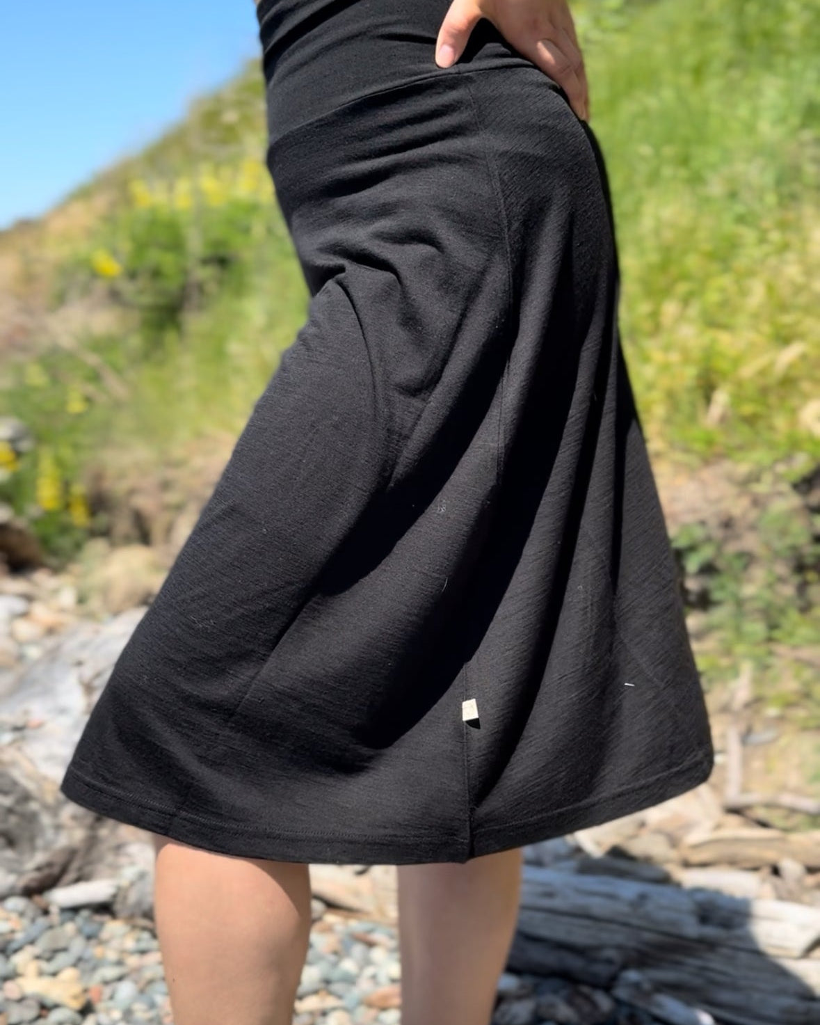 Mid Length Skirt