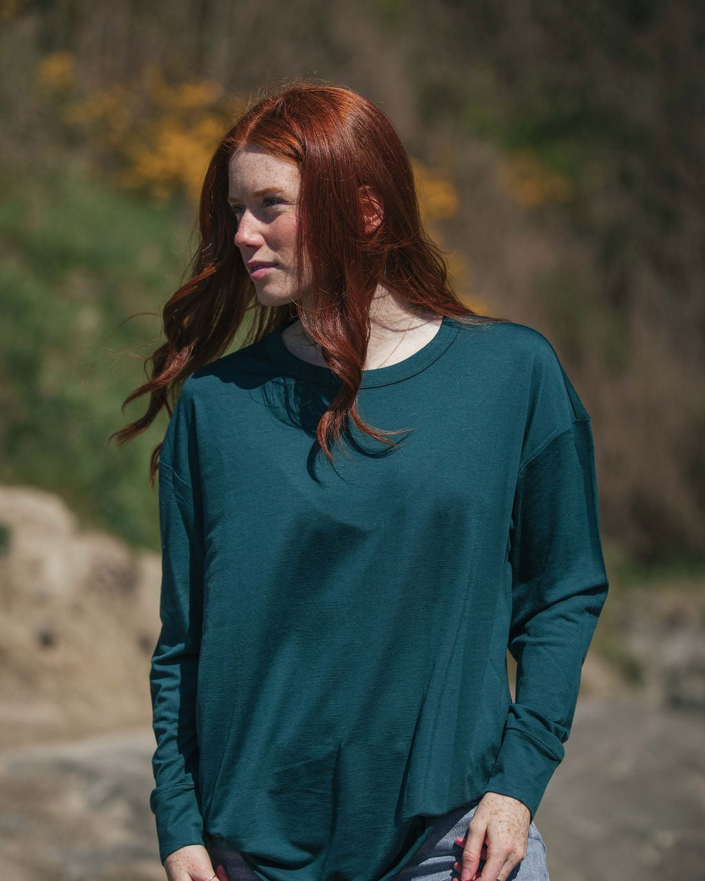 Oversized T | Olivia is wearing size XSmall, height 5.7"