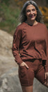 Oversized T | Lhasa is wearing size Small, height 5.6"