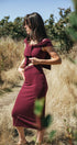 Rib Pencil Skirt | Stela is wearing size XSmall, height 5.7"