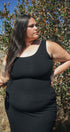 Rib Tank | Sybil is wearing size 3XLarge, height 5.6"