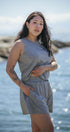 Shorts | Esther is wearing size Medium, height 5.5"
