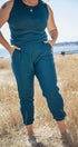 Sweatpants | Norah is wearing size Medium, height 5.6"