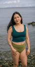 Swim Top | Esther is wearing size Small, height 5.5"