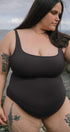 Swimsuit | Sybil is wearing size 2Xlarge, height is 5.6"
