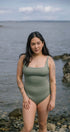 Swimsuit | Esther is wearing size Medium, height is 5.5"