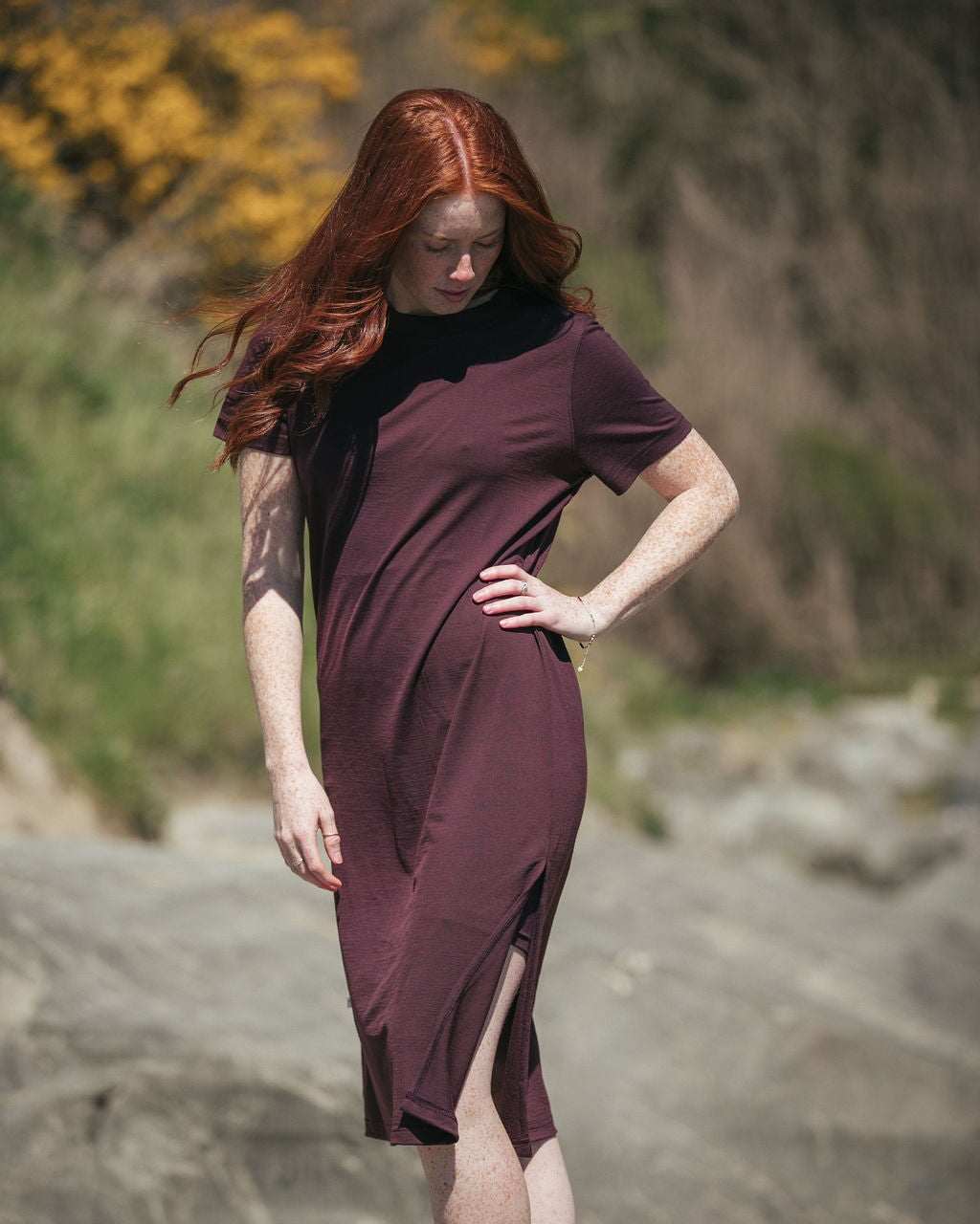 T-Shirt Dress | Olivia is wearing size XSmall,  height 5.7"