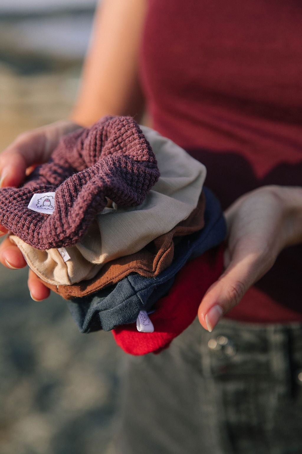 Zero-Waste Scrunchies