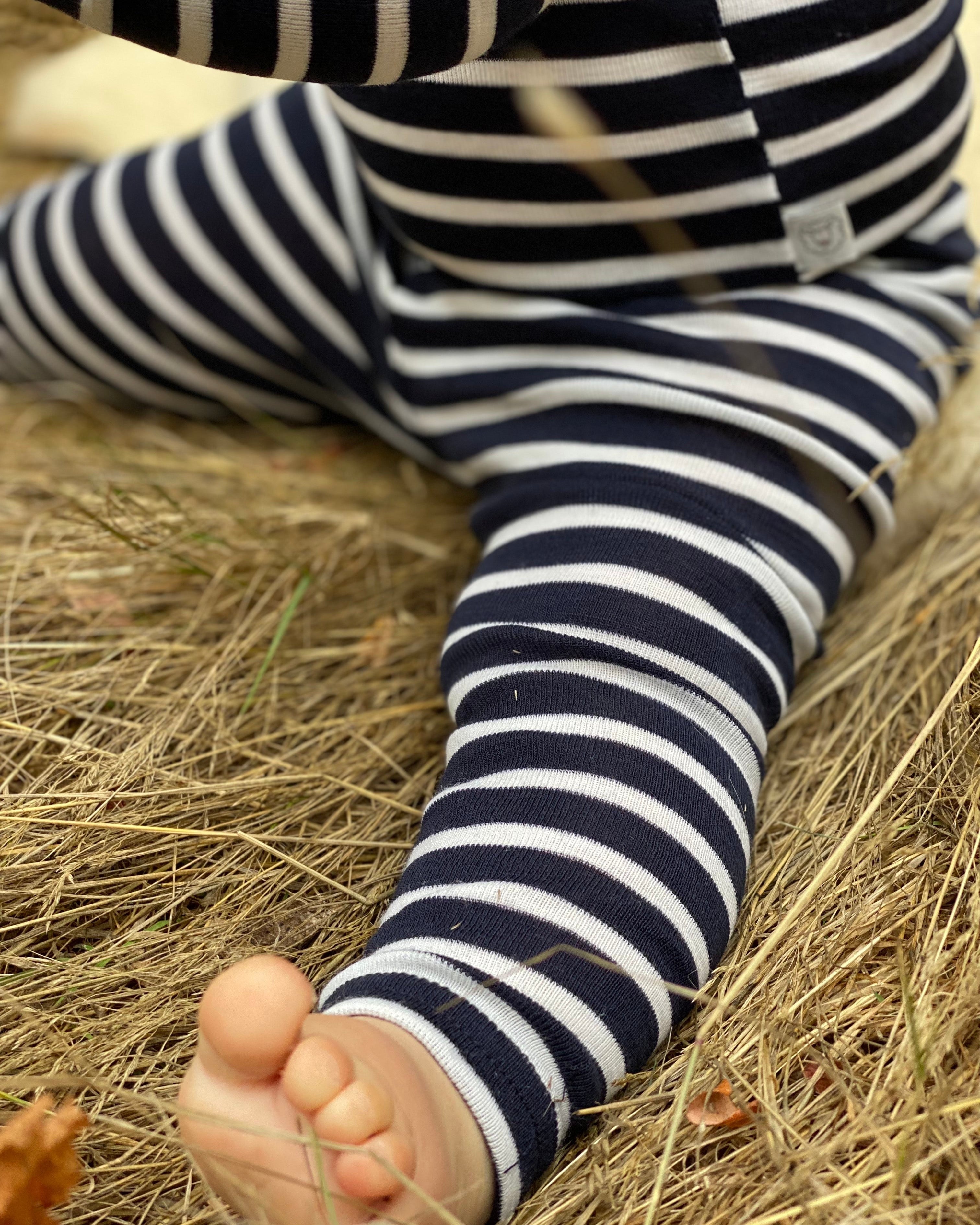Baby Thermal Bottoms - Stripes