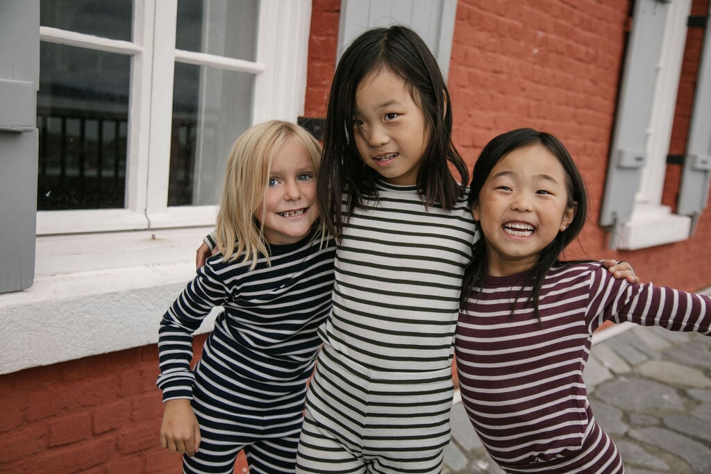 Big Kids Thermal Top - Stripes