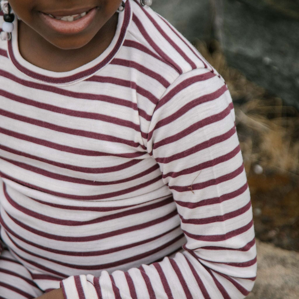 Big Kids Thermal Top - Stripes