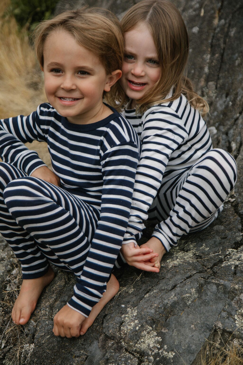 Big Kids Thermal Top - Stripes